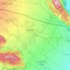 Yanga topographic map, elevation, relief