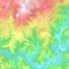 Viala-du-Tarn topographic map, elevation, relief