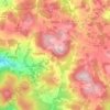 Sonnen topographic map, elevation, relief