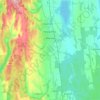 Marcali topographic map, elevation, relief