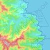 Banyuls-sur-Mer topographic map, elevation, relief