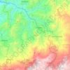 La Vega topographic map, elevation, relief
