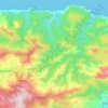 Adekar Disctrict topographic map, elevation, relief