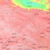 Yushu Tibetan Autonomous Prefecture topographic map, elevation, relief