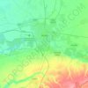 Arad topographic map, elevation, relief