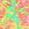 Anhée topographic map, elevation, relief