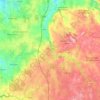 Saint-James topographic map, elevation, relief