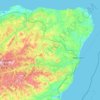 Aberdeenshire topographic map, elevation, relief
