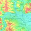 Regensburg topographic map, elevation, relief