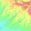 Uncastillo topographic map, elevation, relief