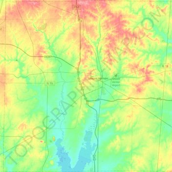 Jefferson County Topographic Map Jefferson County Topographic Map, Elevation, Relief