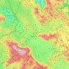 Cerknica topographic map, relief map, elevations map