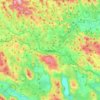Trebnje topographic map, relief map, elevations map
