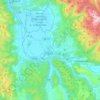 Rieti topographic map, elevation, relief