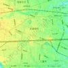 Musashino topographic map, elevation, relief