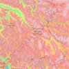 Leh Tehsil topographic map, elevation, relief
