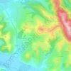 Belmont-Bretenoux topographic map, elevation, relief