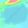 Lago Biviere di Lentini topographic map, elevation, relief