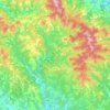 Gaiole in Chianti topographic map, elevation, relief
