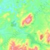 Algodonales topographic map, elevation, relief