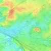 Hoensbroek topographic map, relief map, elevations map