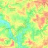 Piré-Chancé topographic map, elevation, relief