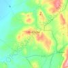 Prado del Rey topographic map, elevation, relief
