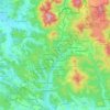Salgótarján topographic map, elevation, relief