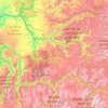 Idaho County topographic map, elevation, relief