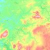 Olvera topographic map, elevation, relief
