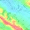 Saint-Pierre topographic map, elevation, relief