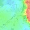 Escoville topographic map, elevation, relief