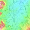 Vic topographic map, elevation, relief