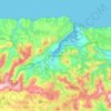 Villaviciosa topographic map, elevation, relief
