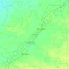 Chocholá topographic map, relief map, elevations map