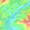 Benifallet topographic map, elevation, relief