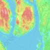 Buskerud topographic map, elevation, relief