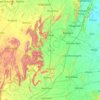 Alwar topographic map, elevation, relief