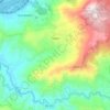 Sopo topographic map, elevation, relief