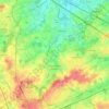 Sint-Lievens-Houtem topographic map, elevation, relief