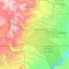 Los Alamos County topographic map, elevation, relief