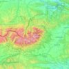 Tatry topographic map, elevation, relief