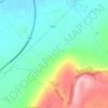 Scrub and Glenmacolla topographic map, relief map, elevations map
