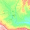 Sariñena topographic map, elevation, relief