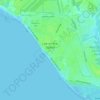 Lee-on-the-Solent topographic map, elevation, relief
