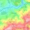 Klaffenbach topographic map, elevation, relief