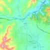 Shijiazhuang City topographic map, elevation, relief