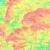 Wiltshire topographic map, elevation, relief