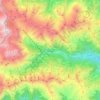 Usseglio topographic map, elevation, relief