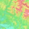 Ansó topographic map, elevation, relief